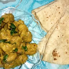 A picture of Soyabean sabzi.