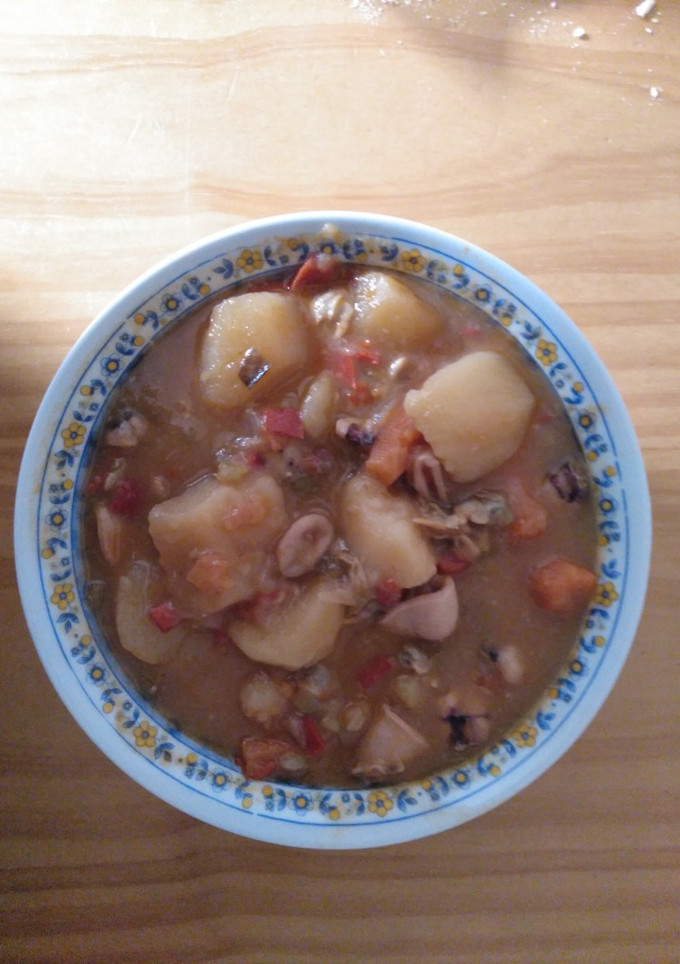 Una foto de Patatas a la marinera