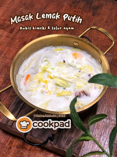 Gambar Masak Lemak Putih Kubis Kimchi & Telur Ayam