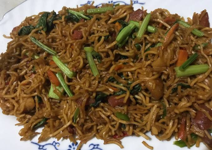 Resep: Mie goreng basah Praktis