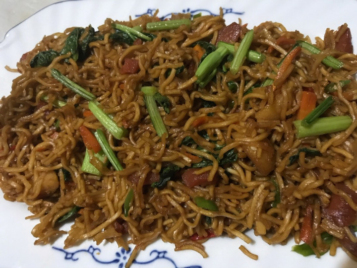 Resep: Mie goreng basah Praktis