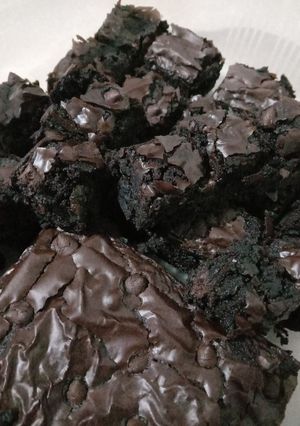 Foto resep Fudgy brownies moccaf