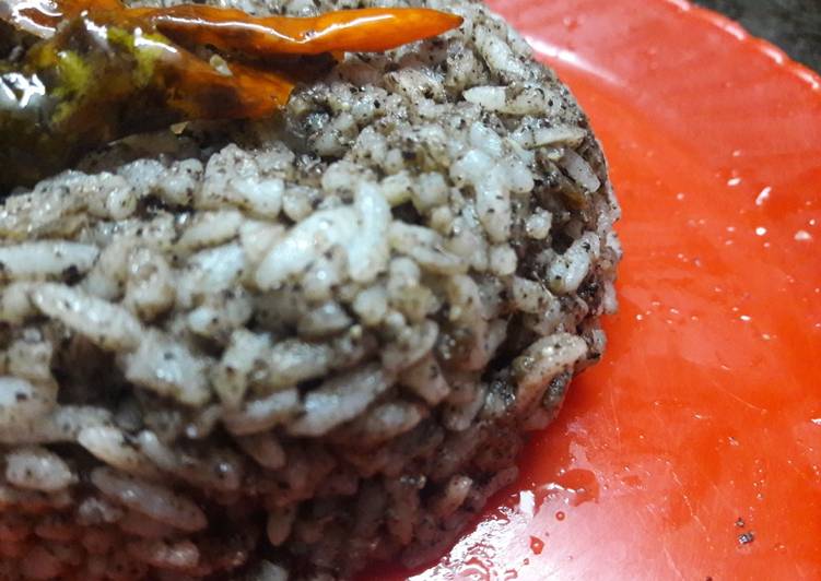 Simple Way to Prepare Quick Janeiiong Megalaya Black Sesame Pulao