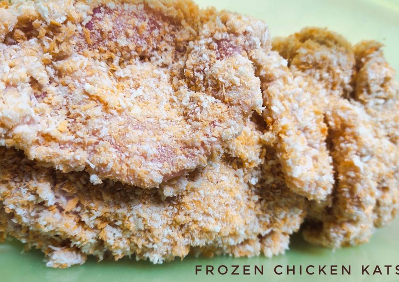 Frozen chicken katsu