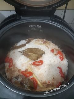 Foto resep Nasi Liwet Ricecooker