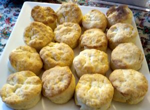 Una foto de Scones/ Scones de queso