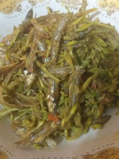 Foto resep Tumis Pedas Bunga Pepaya Teri