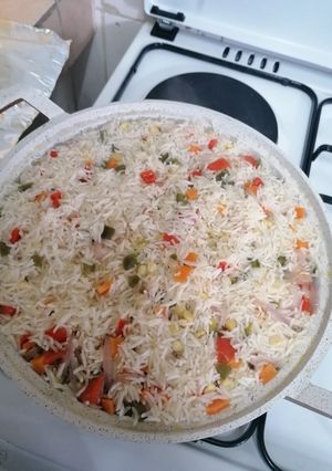 A picture of Vegetable rice.