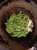 Stir fried sugar snap peas