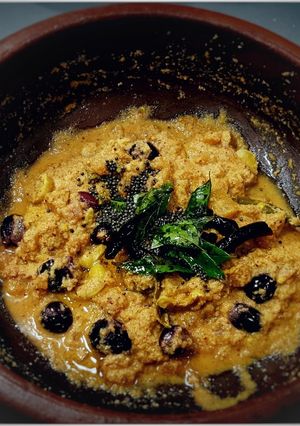A picture of Pineapple Madura Pachadi.