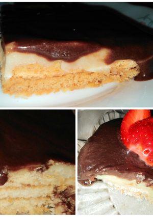 صورة لوصفة حلى الطبقات 🥧 من غير بيض ولا دقيق ولا قلي ولا فرن 😋
