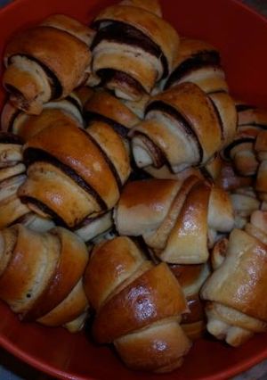 Kakaós és fahéjas croissant recept fotója