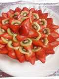 Crostata di kiwi e fragole