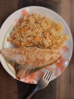 Фото Жареная камбала.