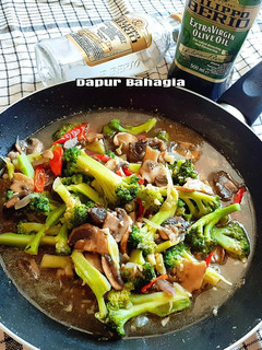 Foto resep Cah Brokoli Jamur Champignon saus tiram