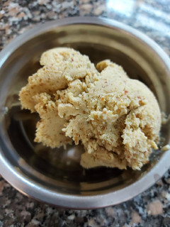 Una foto de Helado de pistacho