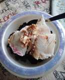 Postre de limón, Algarroba y Helado
