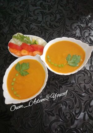 صورة لوصفة حساء اللفت والجزر 💚