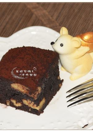 胡桃杏仁角布朗尼～一鍋到底新手不敗 的食譜成品照片