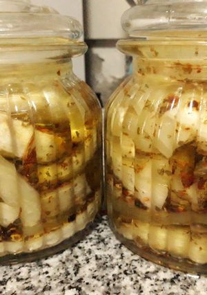 Una foto de Berenjena en escabeche súper fácil