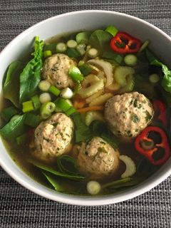 Keto kínai gombócleves recept fotója