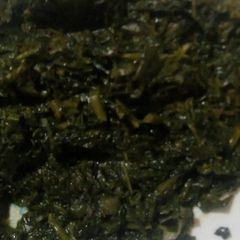 A picture of Fried Kales.