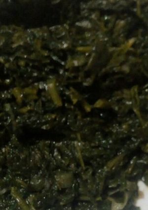 A picture of Fried Kales.