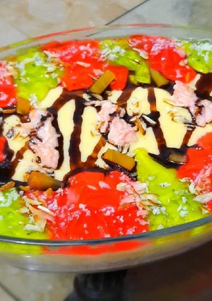 A picture of Lab e shiren trifle.