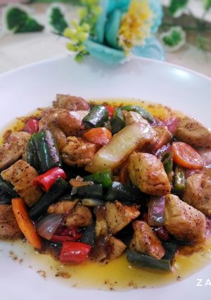 Foto resep Chicken Blackpepper #KamisManis