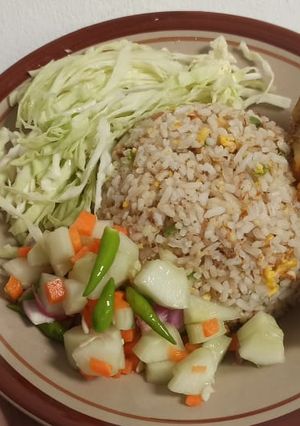 Foto resep Nasi goreng cabe ijo no minyak gula