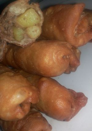 A picture of Minced meat roll.