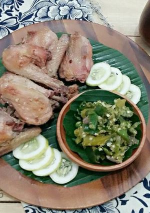 Foto resep Ayam Pop - Sambal Cabe Ijo
