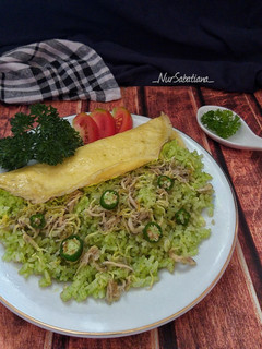 Foto resep Ommurice Nasi Goreng Hijau Teri