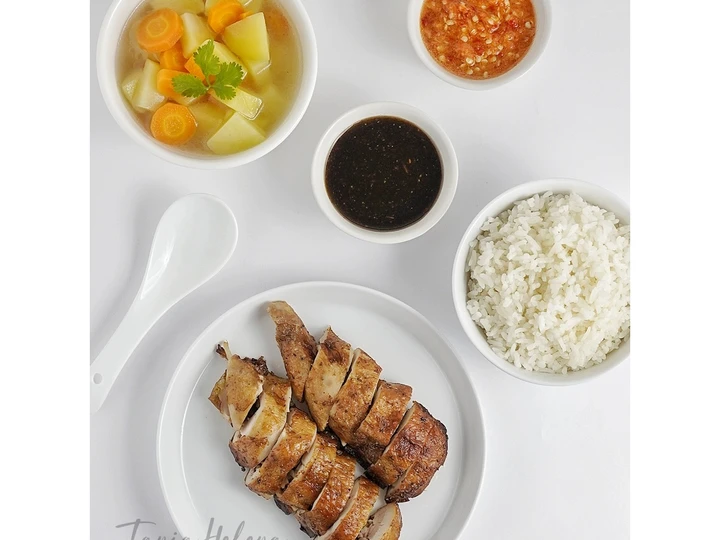Langkah Gampang Menyiapkan Resep Sop &amp;amp; Nasi Hainan yang Lezat Sekali Anti Ribet, Sempurna