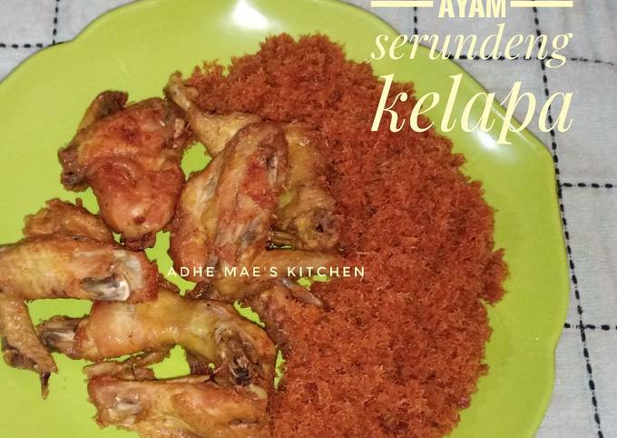 Ayam Serundeng Kelapa (bumbu instan)