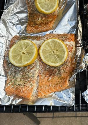 A picture of Grilled Salmon Fillets.