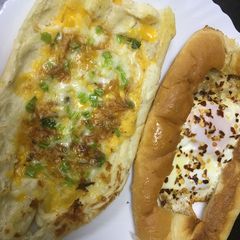 A picture of Sandwich two ways.