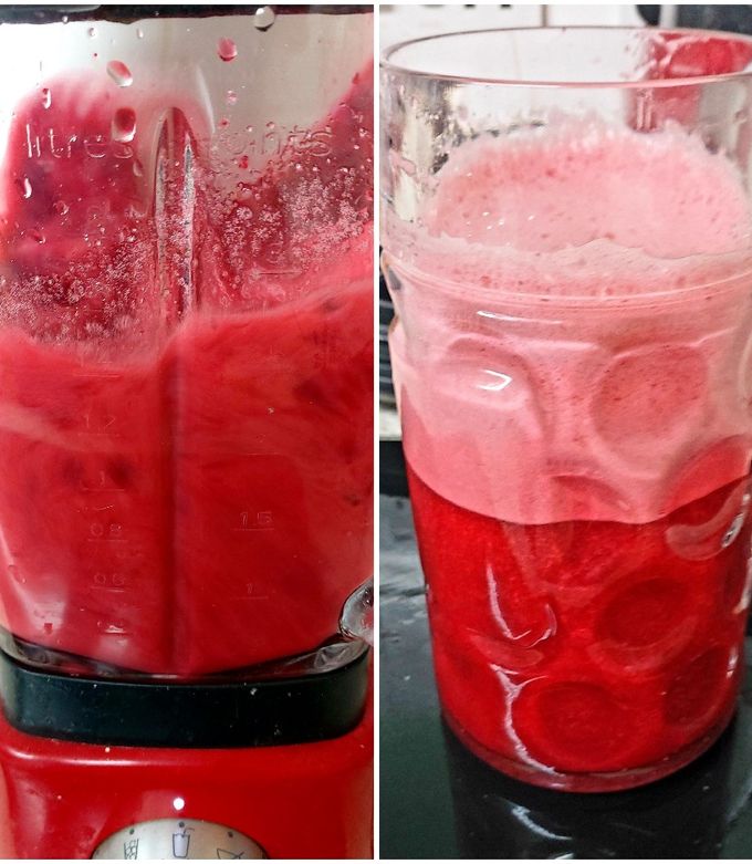 A picture of My Cherry iced Drink 😍.