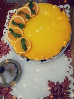 صورة لوصفة حلى المرايا بالبرتقال 🍊🍰