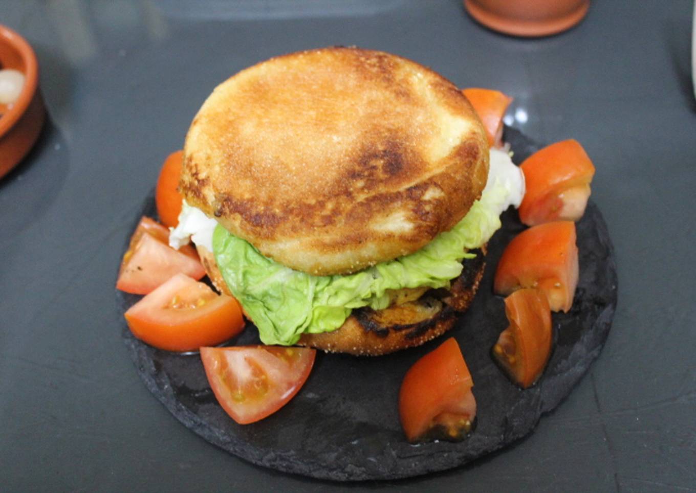 Pan de cerveza con pollo