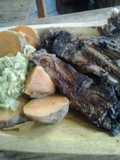 Costillas de cordero a las brasas