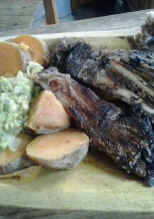Una foto de Costillas de cordero a las brasas