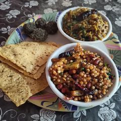 A picture of Sabudana khichdi.