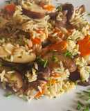 Hongos deliciosos y shitaki, con arroz. #Mercado