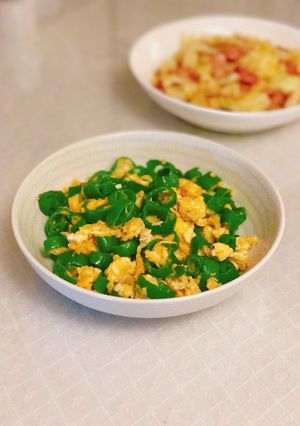 糯米椒炒蛋 的食譜成品照片