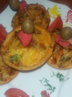 صورة لوصفة ميني كيش بالدجاج 🥧