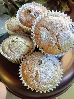 Una foto de Muffins sin huevo y sin manteca