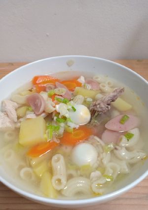 Foto resep Sop Ayam Macaroni