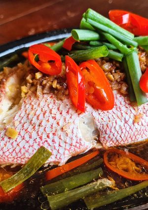 Foto resep Ikan Tim Kakap