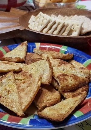 Una foto de Nachos de harina de almendras